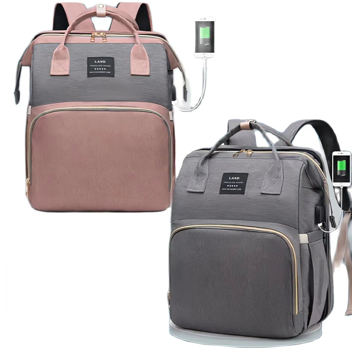 USB Charging Port Stroller Hanging Bag