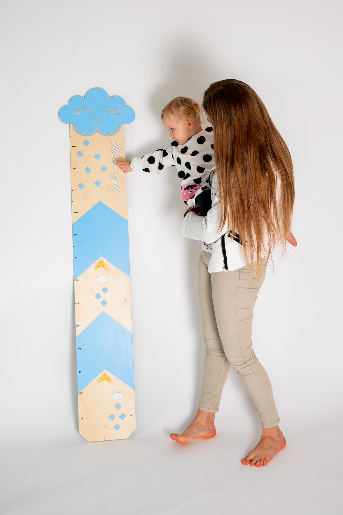 Growth Chart, light blue